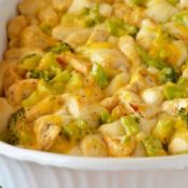 3-Ingredient Chicken and Broccoli Bubble-Up Bake